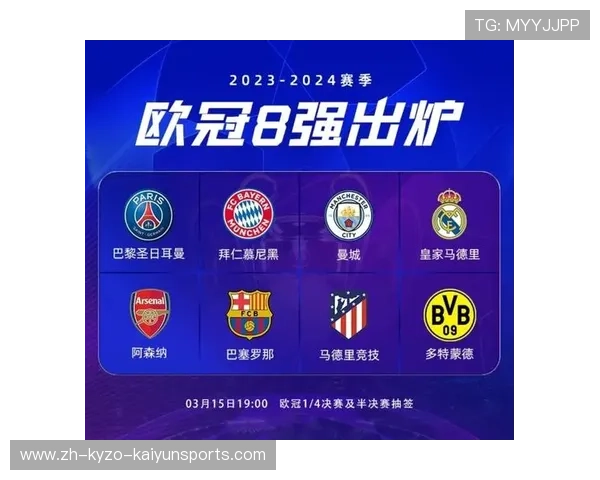 欧冠八强抽签视频回放及对阵形势走势预测